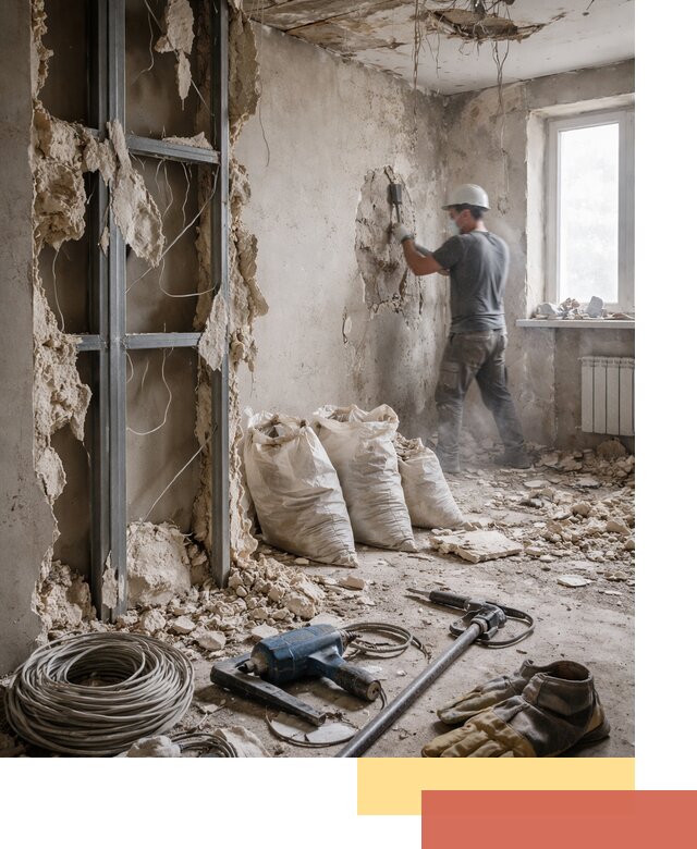 Профессиональный демонтаж зданий и конструкций в Волгограде