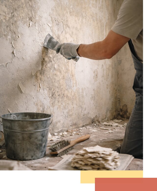 Удаление старой краски со стен в Волгограде качественно и быстро