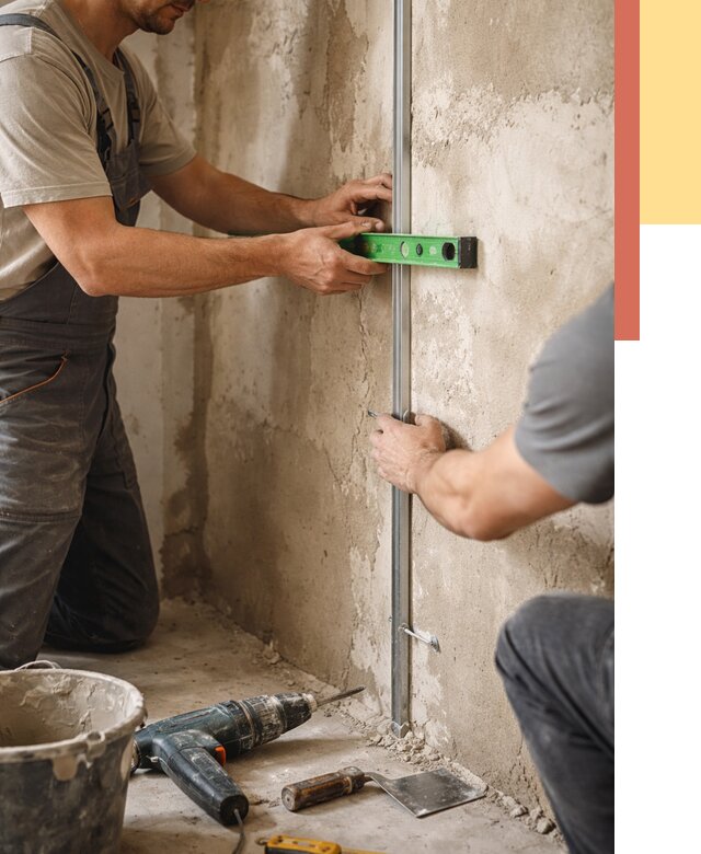 Установка штукатурных маяков в Волгограде от 7274 руб. — быстро и недорого | ОТДЕЛОЧНИК-Влг