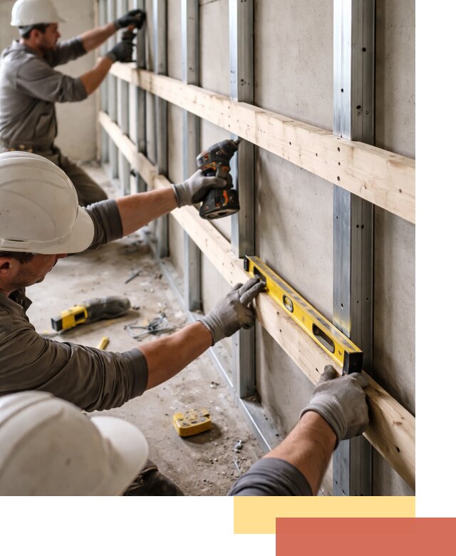 Устройство обрешетки под панели в Волгограде