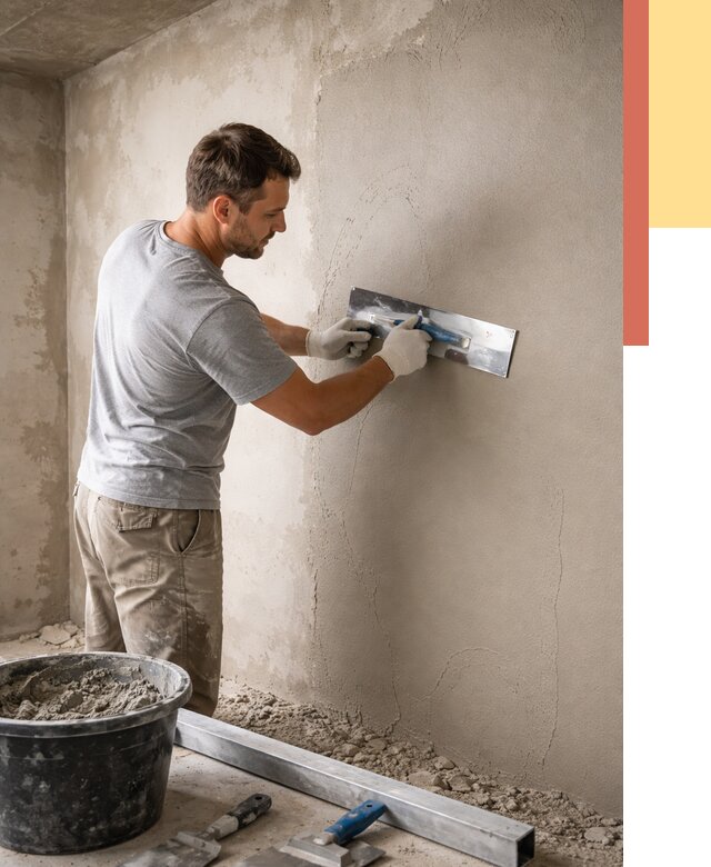 Штукатурка стен без маяков в Волгограде от 7482 руб/м2 — услуги и цена | ОТДЕЛОЧНИК-Влг