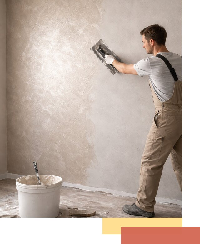 Декоративная штукатурка «Мокрый шелк» под ключ в Волгограде