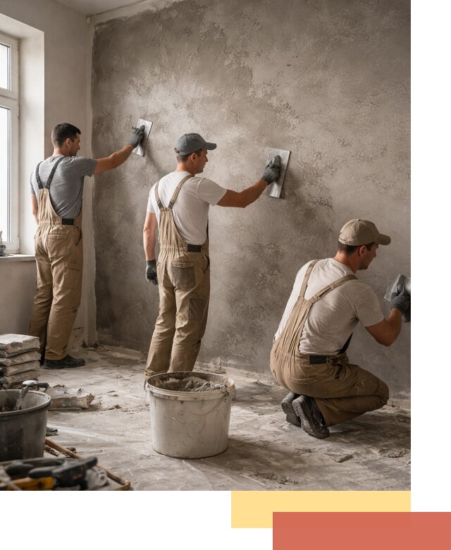 Декоративная штукатурка под бетон в Волгограде для стен и потолков
