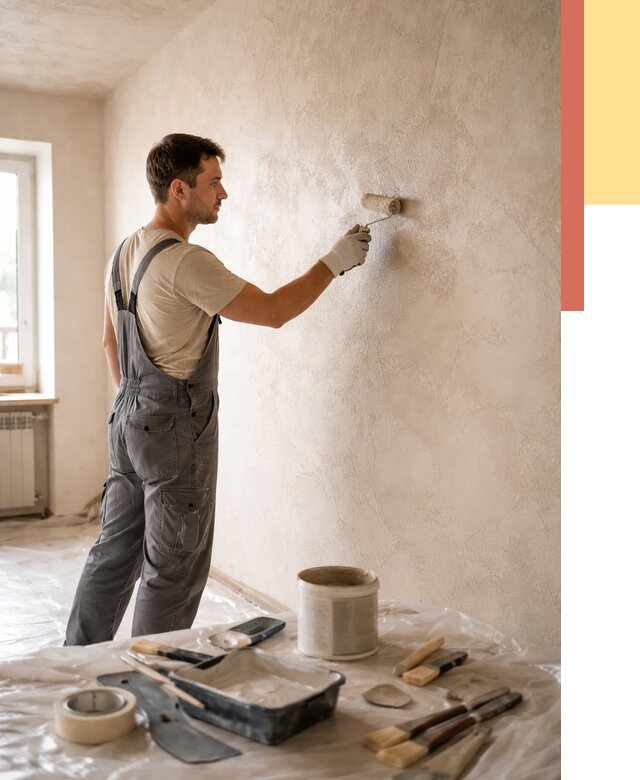 Нанесение лессирующей краски по декоративке в Волгограде от 1818 руб. | ОТДЕЛОЧНИК-Влг