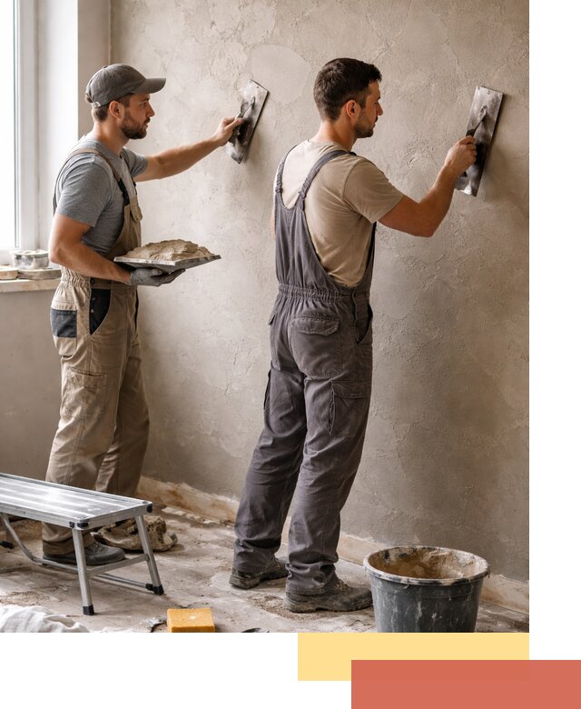 Ремонт декоративной штукатурки и восстановление фактуры в Волгограде