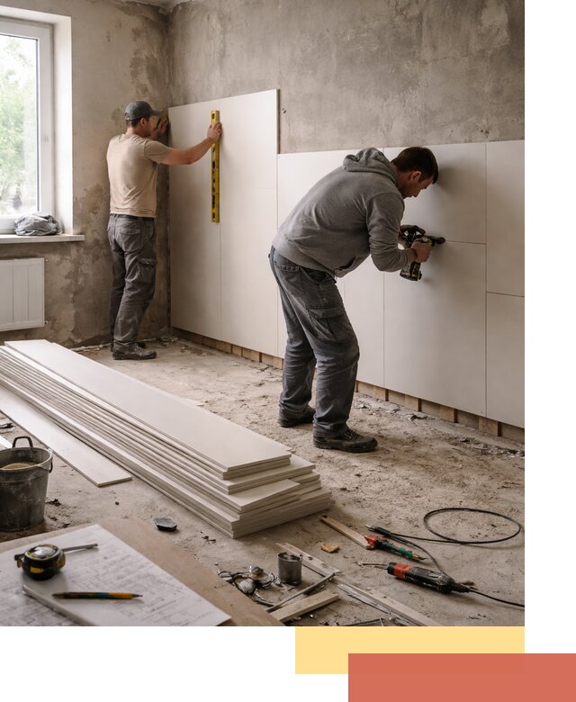 Монтаж ПВХ панелей на стены в Волгограде качественно и быстро