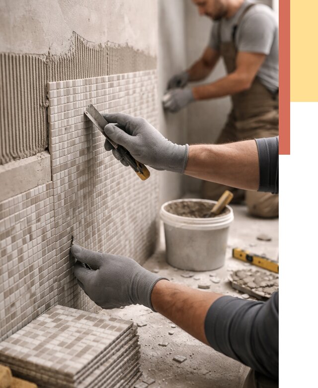 Облицовка стен мозаикой в Волгограде от 3325 руб/м2 — укладка мозаики на стены | ОТДЕЛОЧНИК-Влг