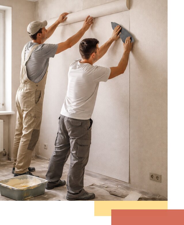 Поклейка виниловых обоев в Волгограде профессионально и качественно