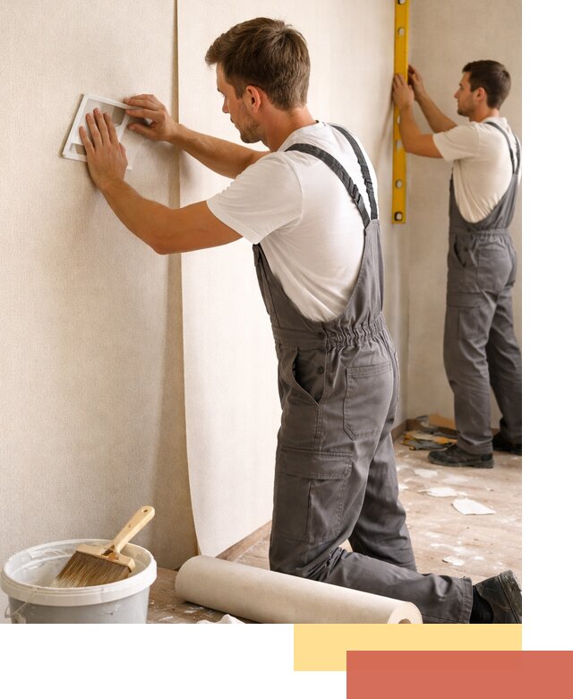 Поклейка бумажных обоев в Волгограде качественно и недорого