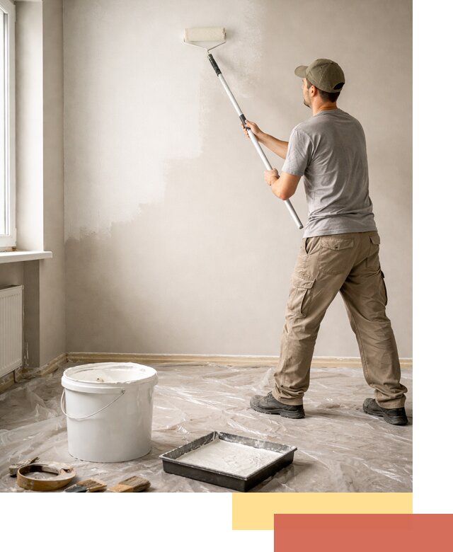 Покраска стен латексной краской в Волгограде качественно и быстро