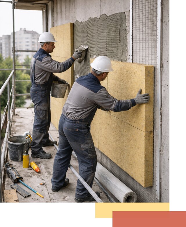 Утепление стен зданий и домов в Волгограде качественно и надежно
