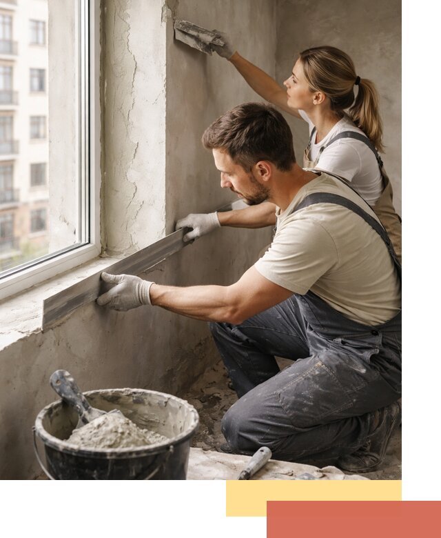 Штукатурка откосов дверей и окон профессионально в Волгограде