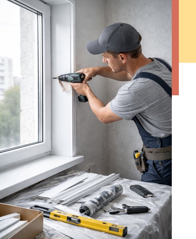 Установка пластиковых откосов в Волгограде от 2338 руб. | ОТДЕЛОЧНИК-Влг монтаж, быстро и недорого