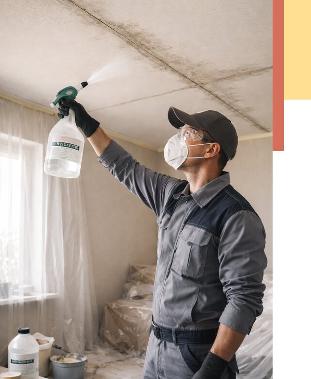 Антисептическая обработка потолка в Волгограде от 2598 руб. | ОТДЕЛОЧНИК-Влг