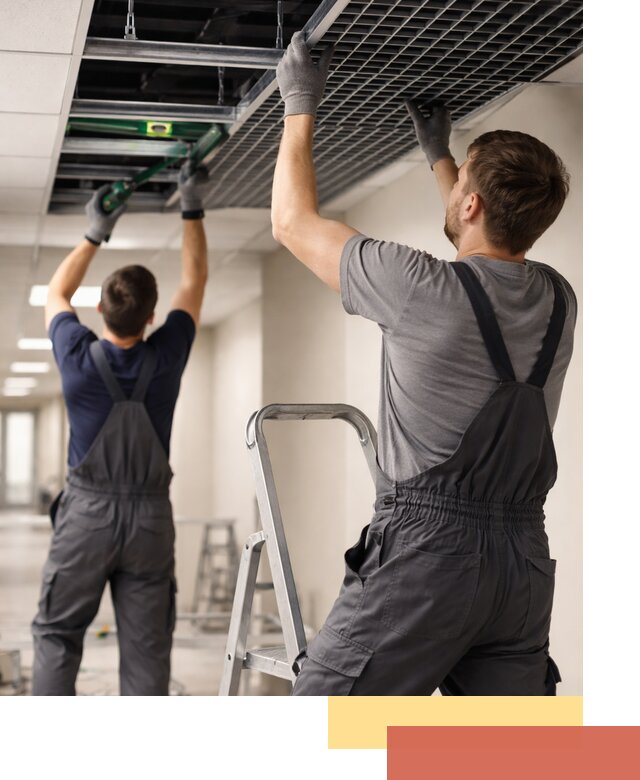 Монтаж потолка Грильято в Волгограде: установка под ключ качественно