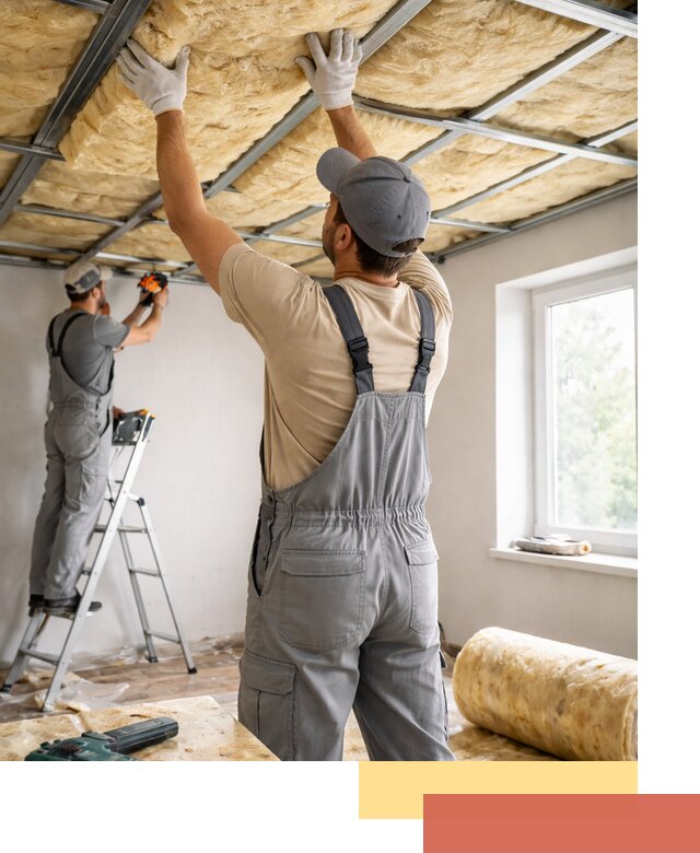 Утепление потолка под ключ в Волгограде качественно и быстро