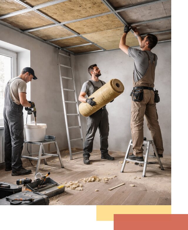 Шумоизоляция потолка в Волгограде: профессиональный монтаж и отделка